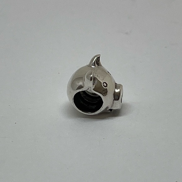 Authentic Pandora Smiling Pig Head Bead Charm - Picture 6 of 6